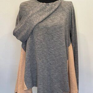 THML - Grey and Beige Color Block Sweater - Size Medium - $50